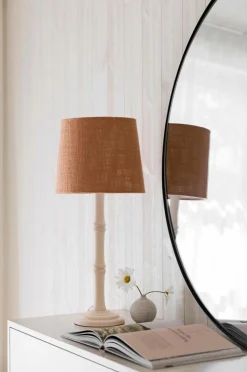 Alde & Lind Lampeskærm Alice D27 oval Grain