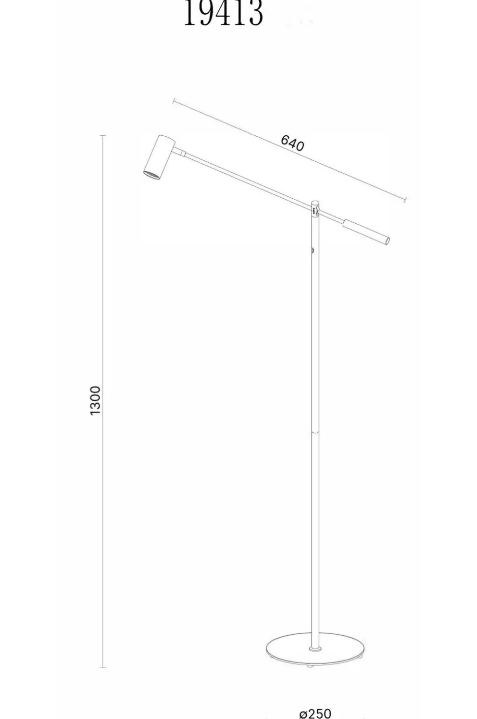 Aneta Lighting Gulvlampe Concord