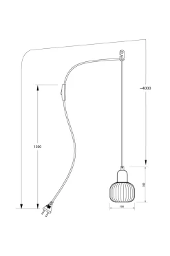 Aneta Lighting Pendel ELIN