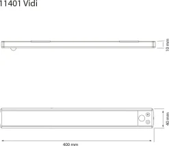 Aneta Lighting Skabslampe Vidi 40cm