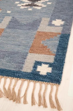 Bargi Woolcarpet Röllakan D R 307 Blue 202x303