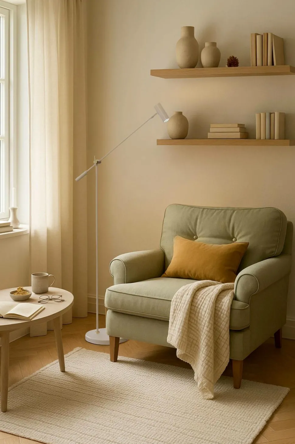 Belid Gulvlampe Cato højde 100-143cm cm dæmpbar