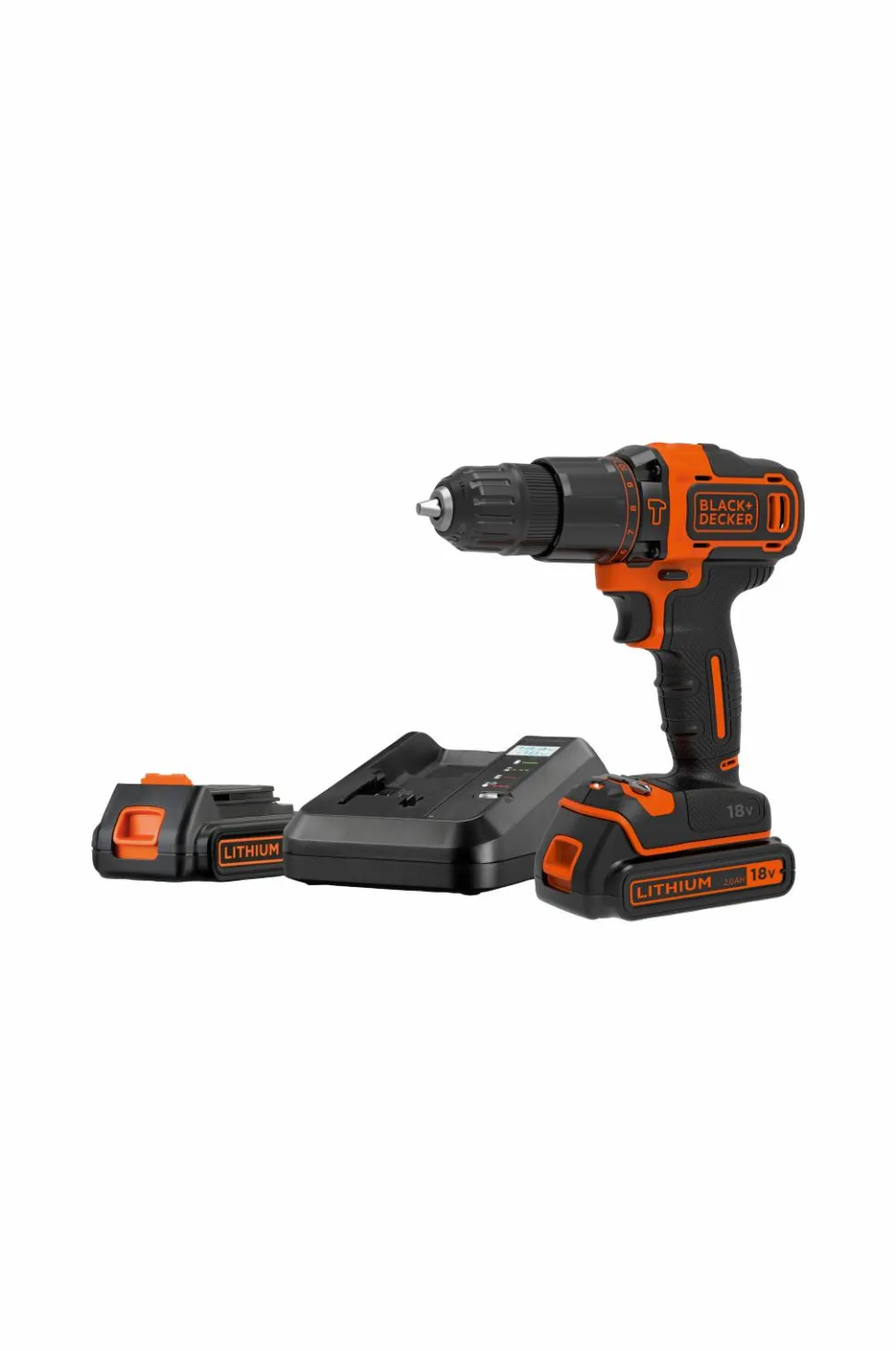 Black & Decker Skruemaskine 18V, 2 batterier