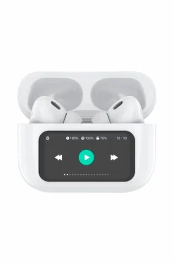 Celly Soundled True Wireless Bluetooth Headset med LED-display hvid