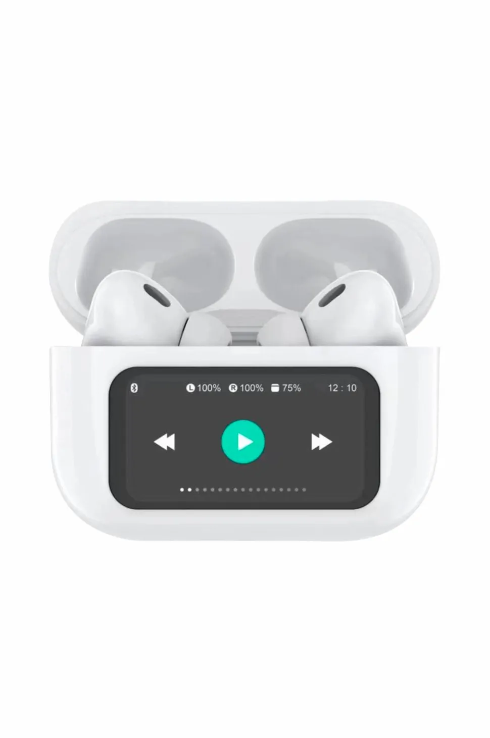 Celly Soundled True Wireless Bluetooth Headset med LED-display hvid