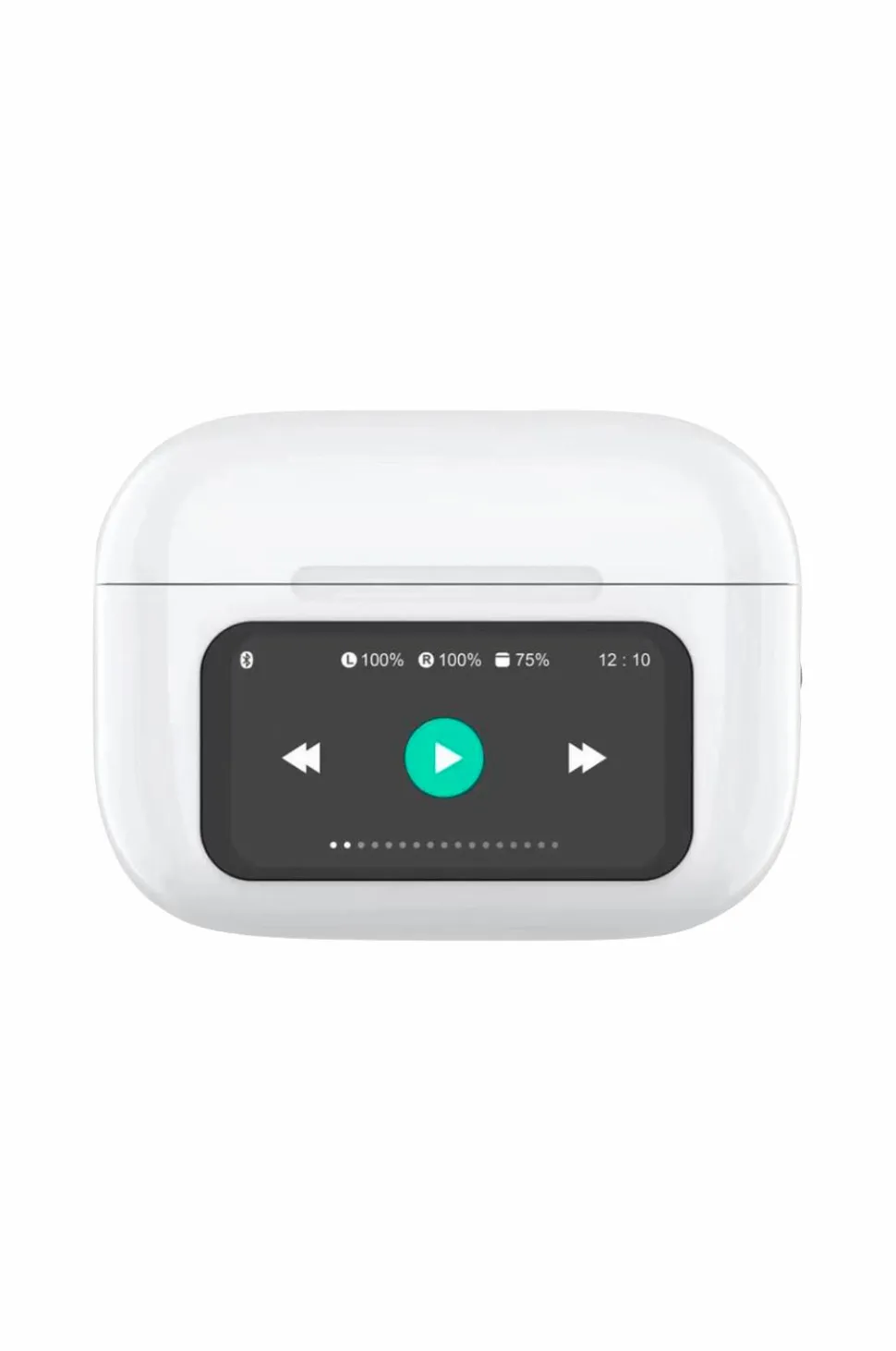 Celly Soundled True Wireless Bluetooth Headset med LED-display hvid