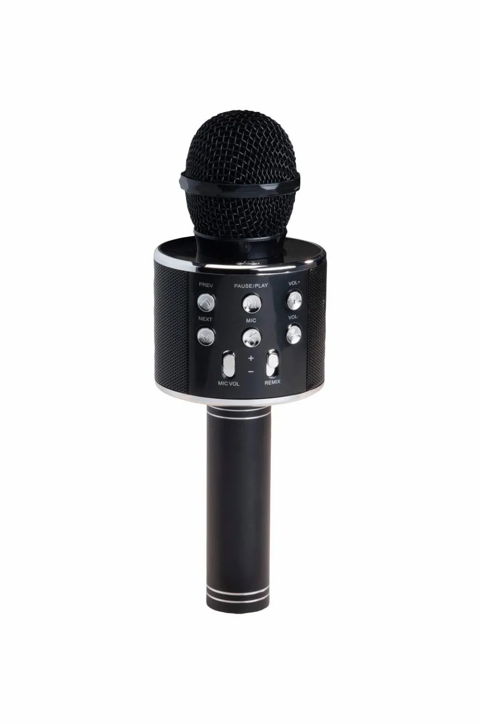 Denver Bluetooth-karaokemikrofon med indbygget højttaler, sort