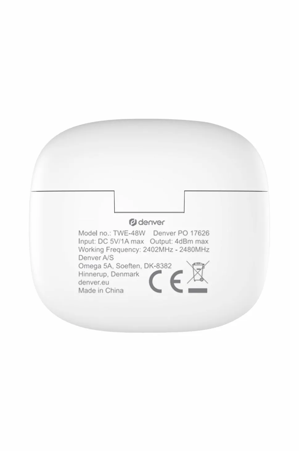 Denver Høretelefoner Twe-48w True Wireless Bluetooth