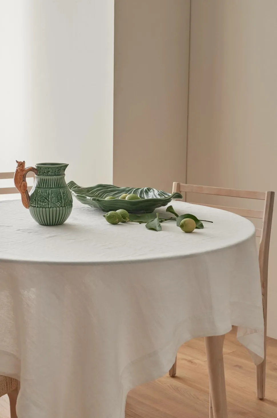 Ellos Home Dug Malva i 100% hør 140x140 cm