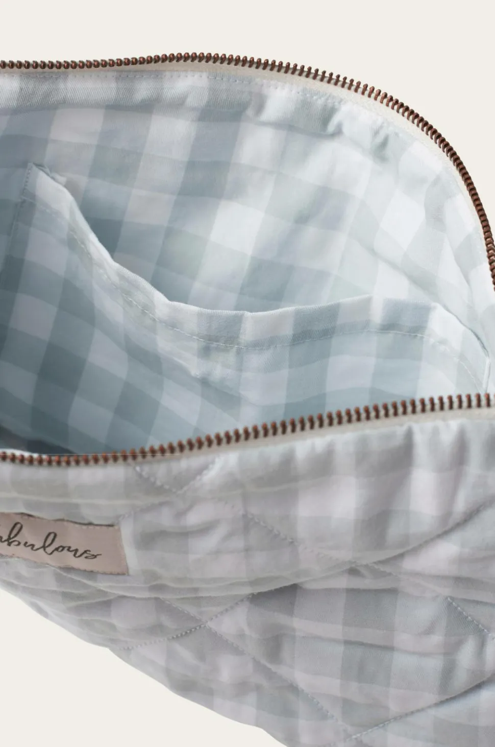 Ellos Home Makeup taske / toilettaske Dorene Check