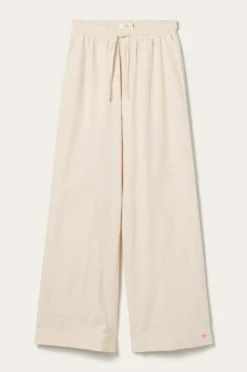 Ellos Home Natbukser Pyjama Pant Elly i genanvendt halvlinned