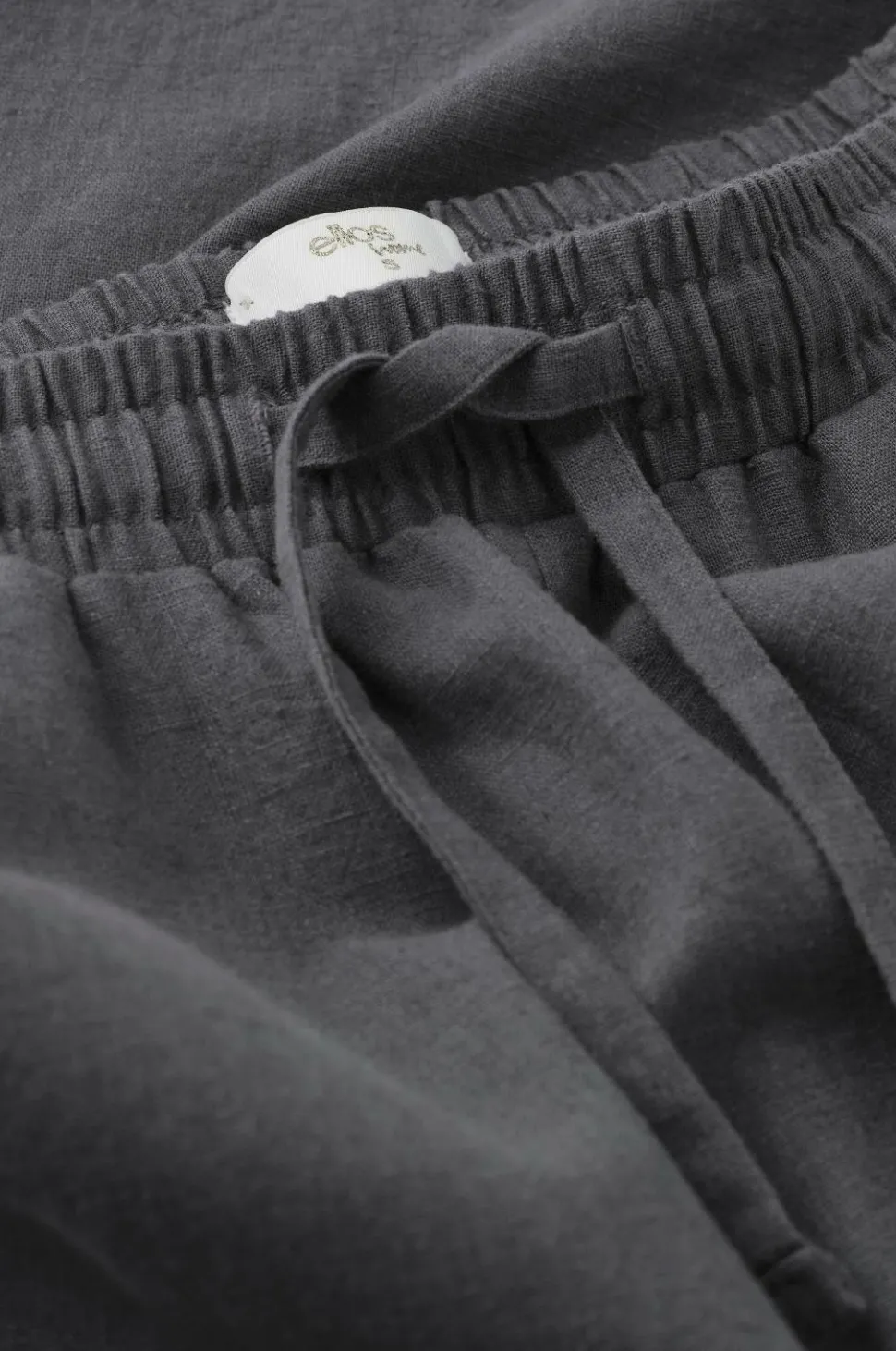 Ellos Home Natbukser Pyjama Pant Elly i genanvendt halvlinned