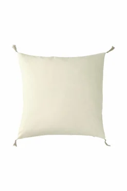 Ellos Home Pudebetræk Candice Tassel af vasket hør, 50x50 cm