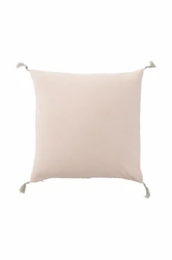 Ellos Home Pudebetræk Candice Tassel af vasket hør, 50x50 cm