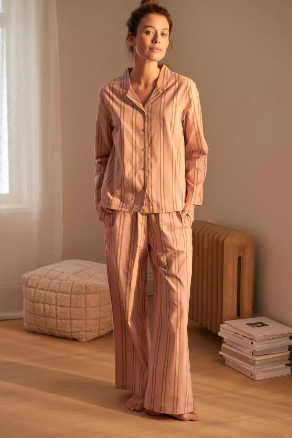 Ellos Home Pyjamasskjorte Juliette Stripe