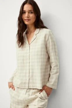 Ellos Home Pyjamasskjorte Valerie Small Check