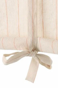 Ellos Home Roll up-gardin Elly Thin Stripe Rollup i genanvendt halvlinned
