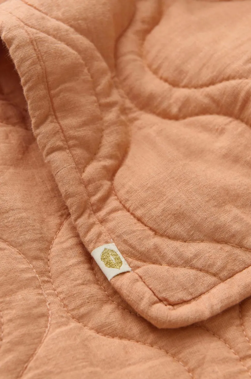 Ellos Home Sengetæppe Elly Quilted i genanvendt halvlinned
