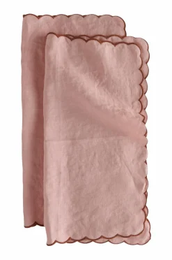 Ellos Home Servietter Malva Scallop 40x40 cm 2-pak