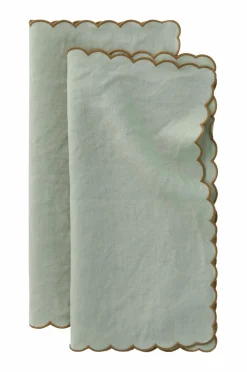 Ellos Home Servietter Malva Scallop 40x40 cm 2-pak