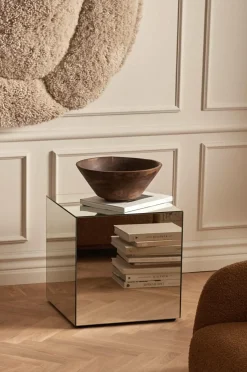 Ellos Home Sidebord Kube med spejlglas
