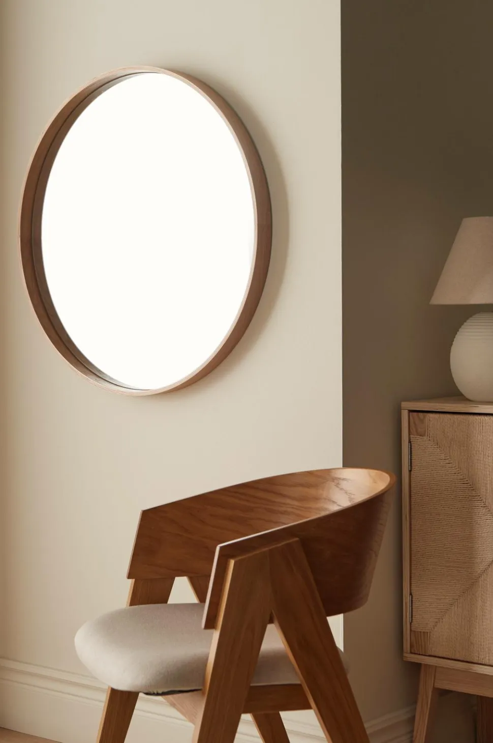 Ellos Home Spejl Elin Ø 80 cm