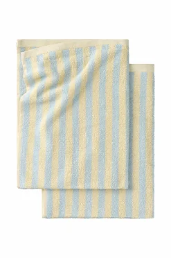 Ellos Home Sæt med frottéhåndklæder Stripe 2 dele