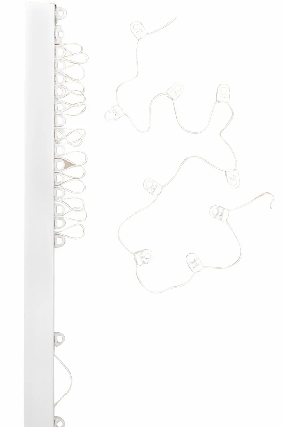 Hasta Gardinskinne Alex Wave 200 cm
