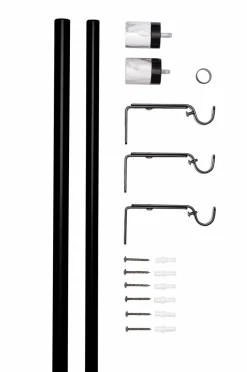 Hasta Gardinstangssæt Anna 110-200 cm
