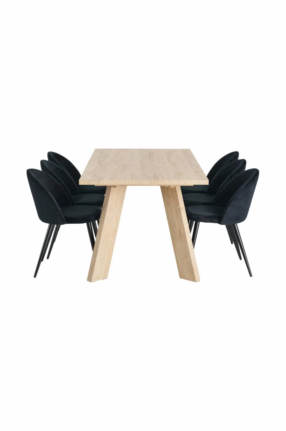 &Home Country spisegruppe med 1 bord + 6 stole