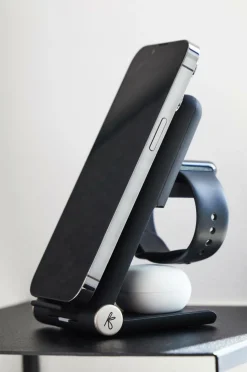 Kreafunk Trådløs Opladningsholder 3 enheder reCHARGE+