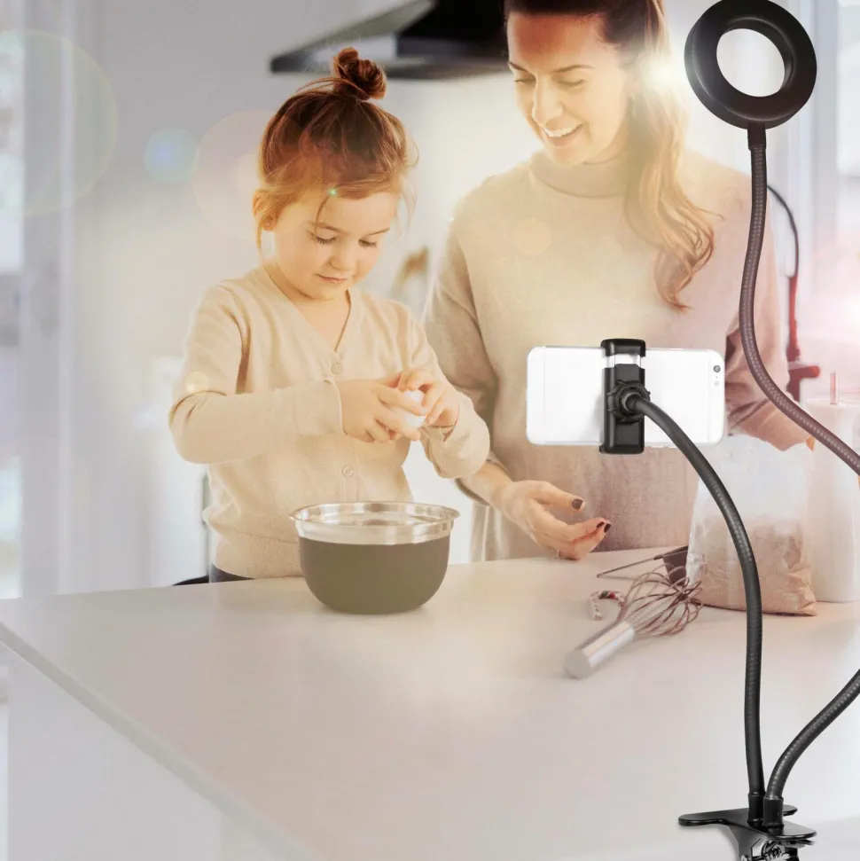 LogiLink Ring Light for Smartphone