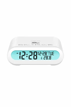LogiLink Urradio med temperatur/luftfugtighed - USB-C/batteristrøm
