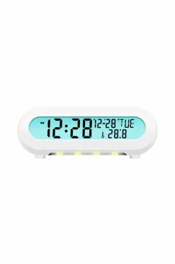 LogiLink Urradio med temperatur/luftfugtighed - USB-C/batteristrøm