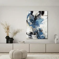 Malerifabrikken Blue Vibes / Blandet maleri / 120 X 90 cm