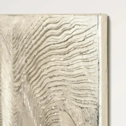 Malerifabrikken Design Maleri / Metallic Silver / 90x120 Cm