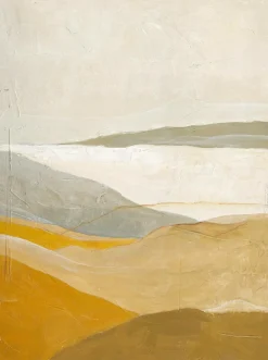 Malerifabrikken Design Maleri / Yellow Field / 90x120 Cm