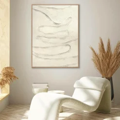 Malerifabrikken Design Painting / Track The Line / 90x120 Cm / Egetræsramme