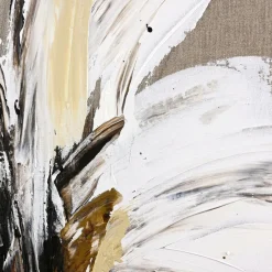 Malerifabrikken Hørmaleri / Explosive / 90x120 Cm / sort ramme