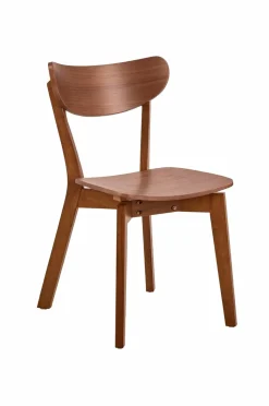 NORDFORM Roxby spisebordssæt med bord og 4 stole, 105x105x76 cm