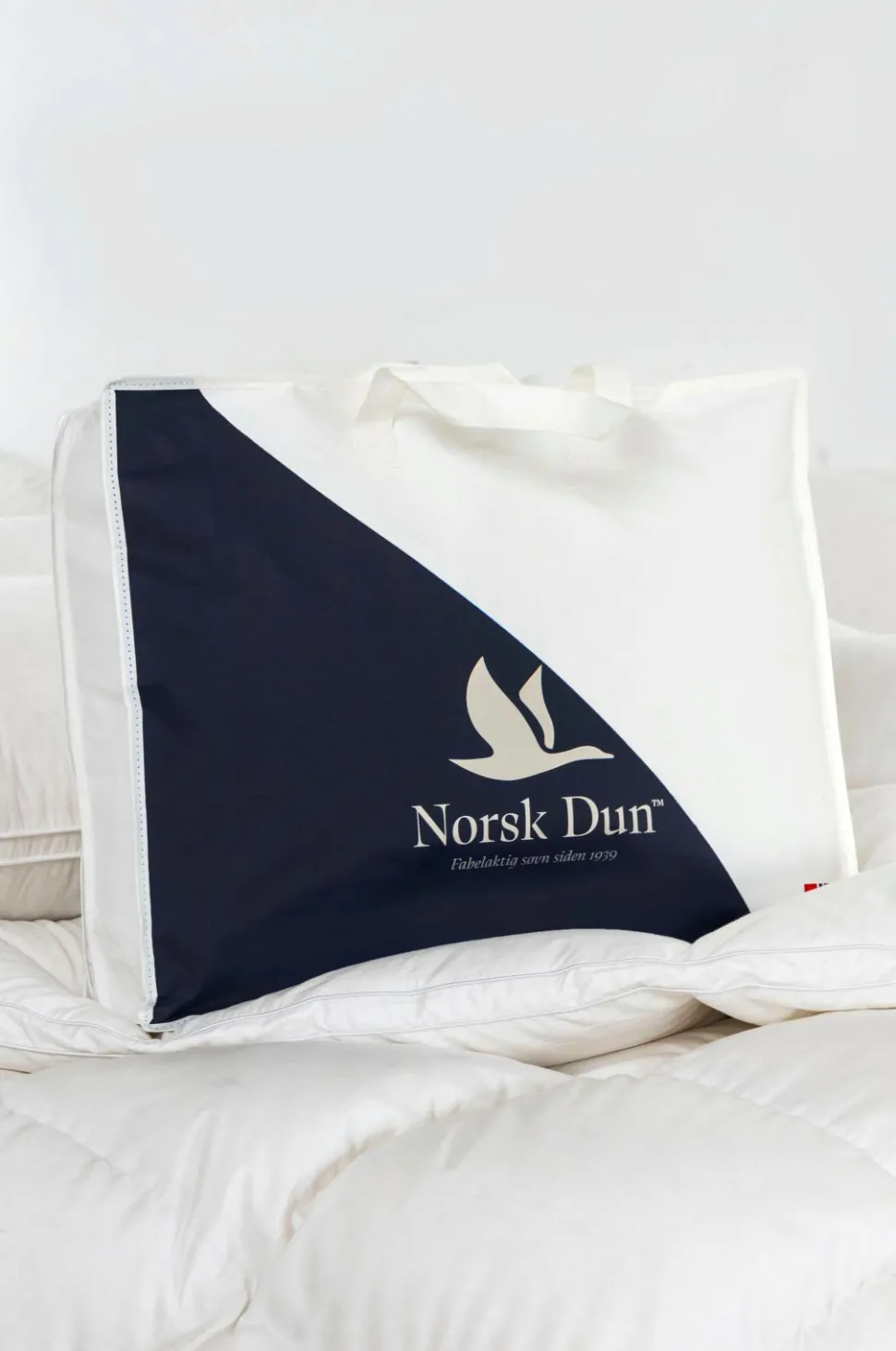 Norsk Dun Pude 100 % andedun hög