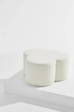 Pastill Bodhi puf i bouclé ø 70 cm