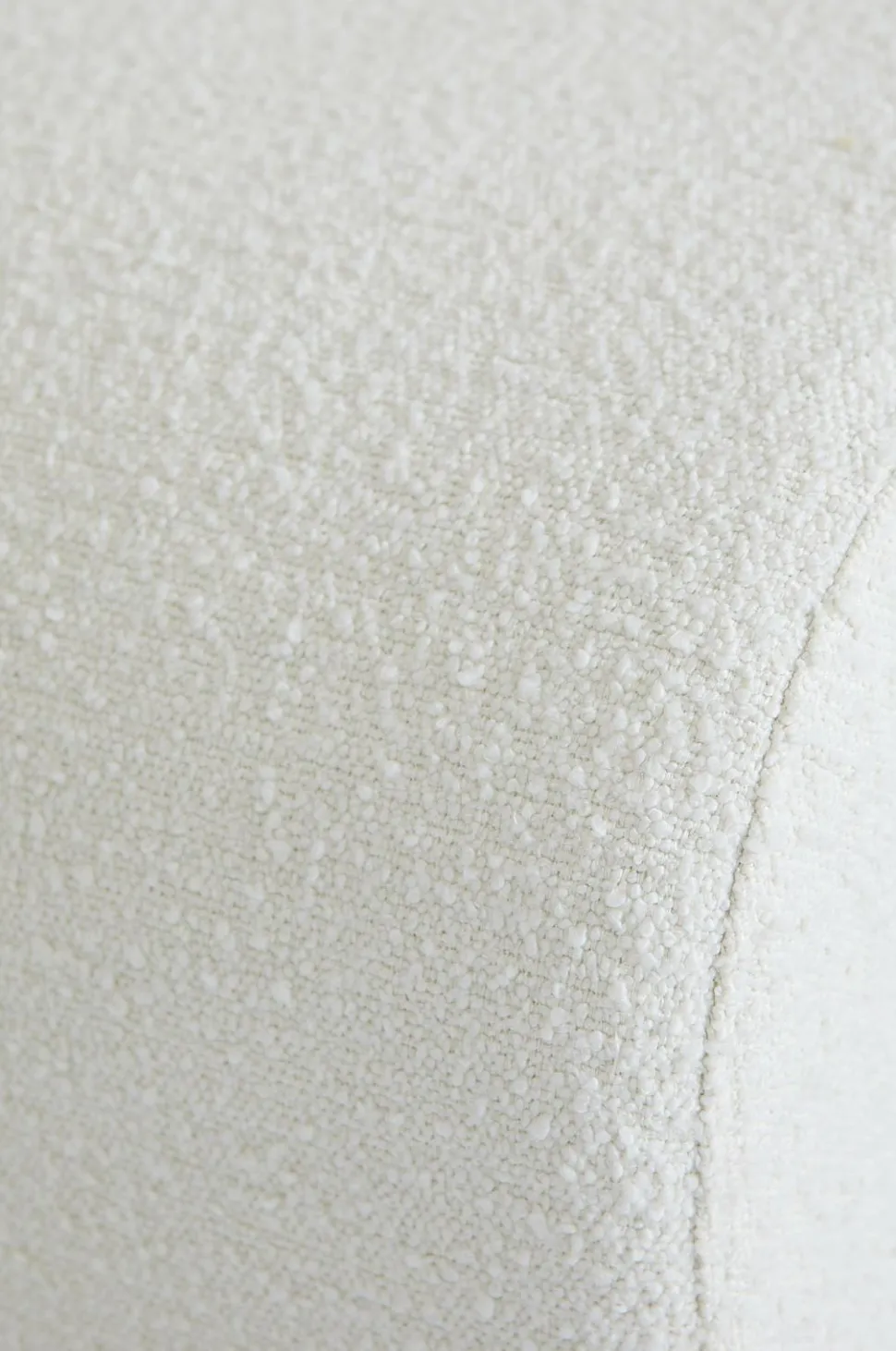 Pastill Odette bænk i bouclé 120x41 cm