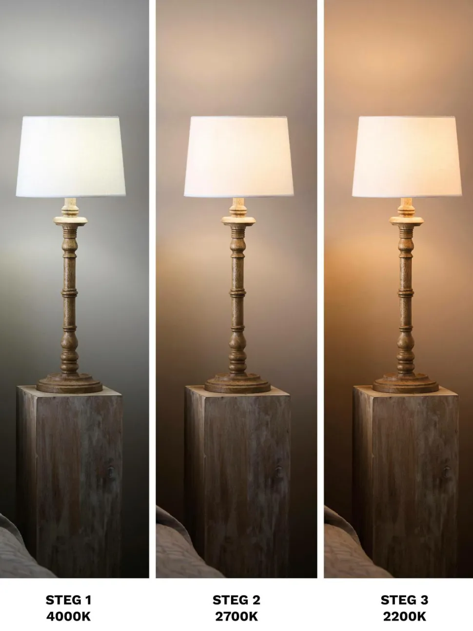PR Home Lyskilde Twilight LED, 3-trin, 7W, Normal 6 cm