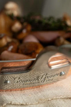 Samuel Groves Kobber stegepande 28 cm