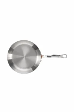 Samuel Groves Sauterpande i kobber 26 cm