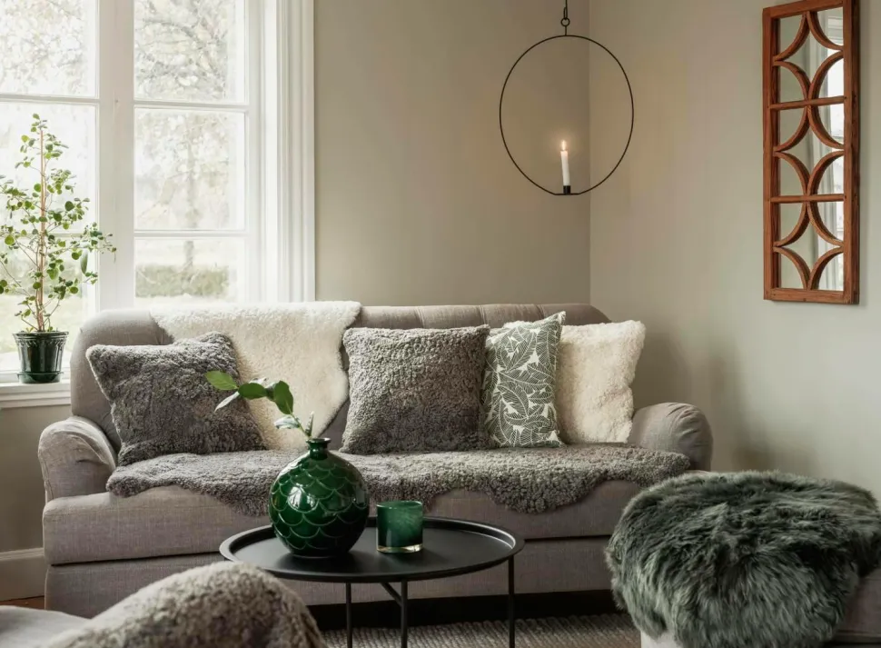 Skinnwille Fåreskind Curly Dobbelt
