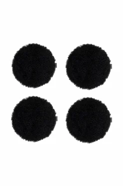 Skinnwille Rund siddepude Curly 4-pak