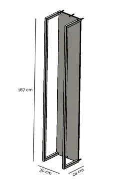 Spinder Design Opbevaring af træ Cubic Fire