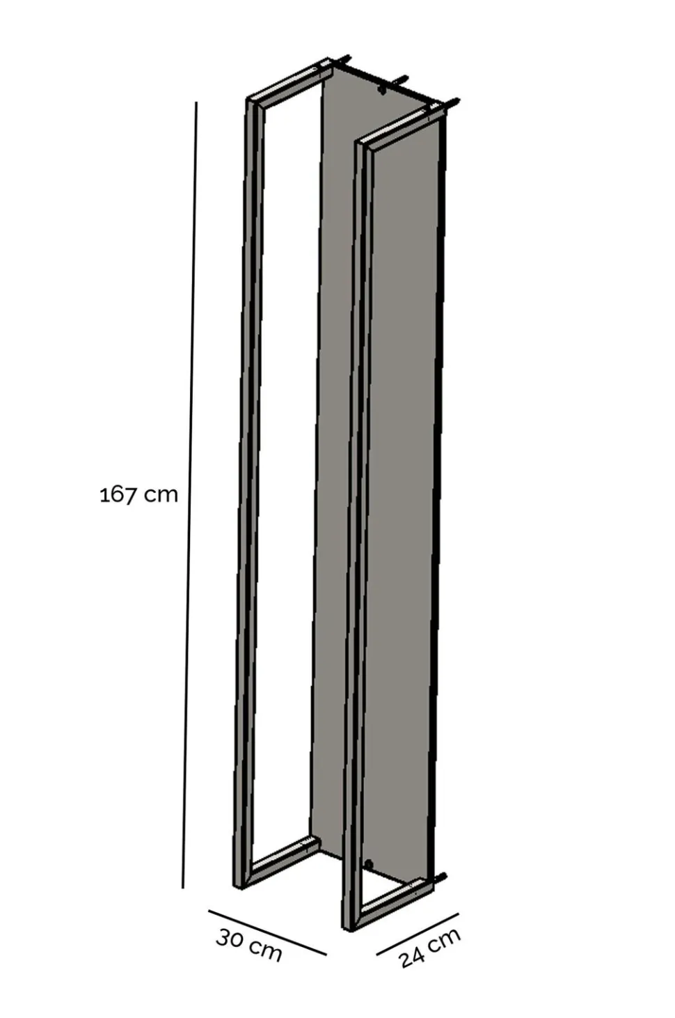 Spinder Design Opbevaring af træ Cubic Fire